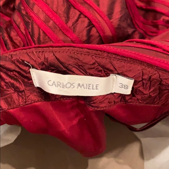 Carlos Miele red gown - Picture 9 of 9